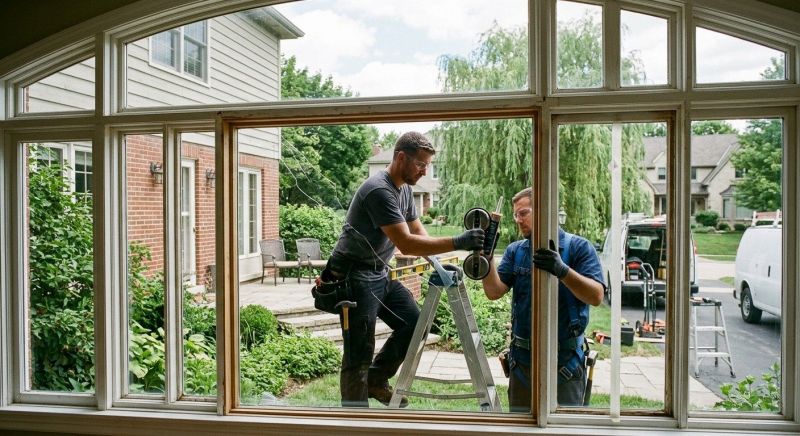 Arched Window Repair in Olathe, KS